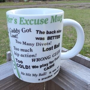 Golf Mug Coffee Cup GOLFER funny Mug Back Nine Cup Golfing 12 oz